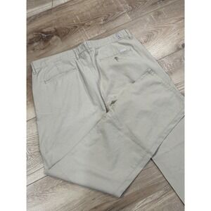 7 For All Mankind Standard Mens Khaki Chino Pants Beige Cotton Size 36x32